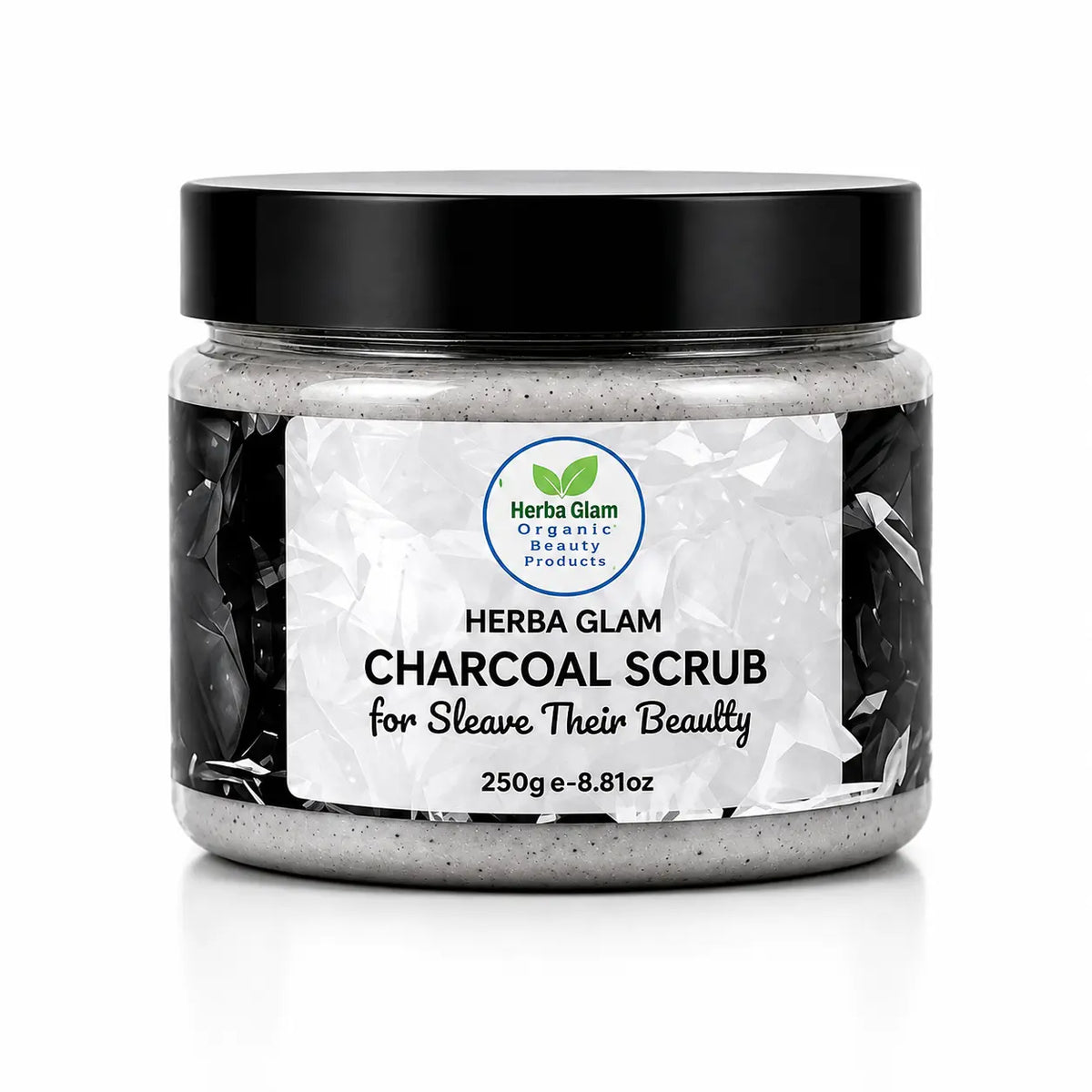 Herba Glam Charcoal Face Scrub for oily skin